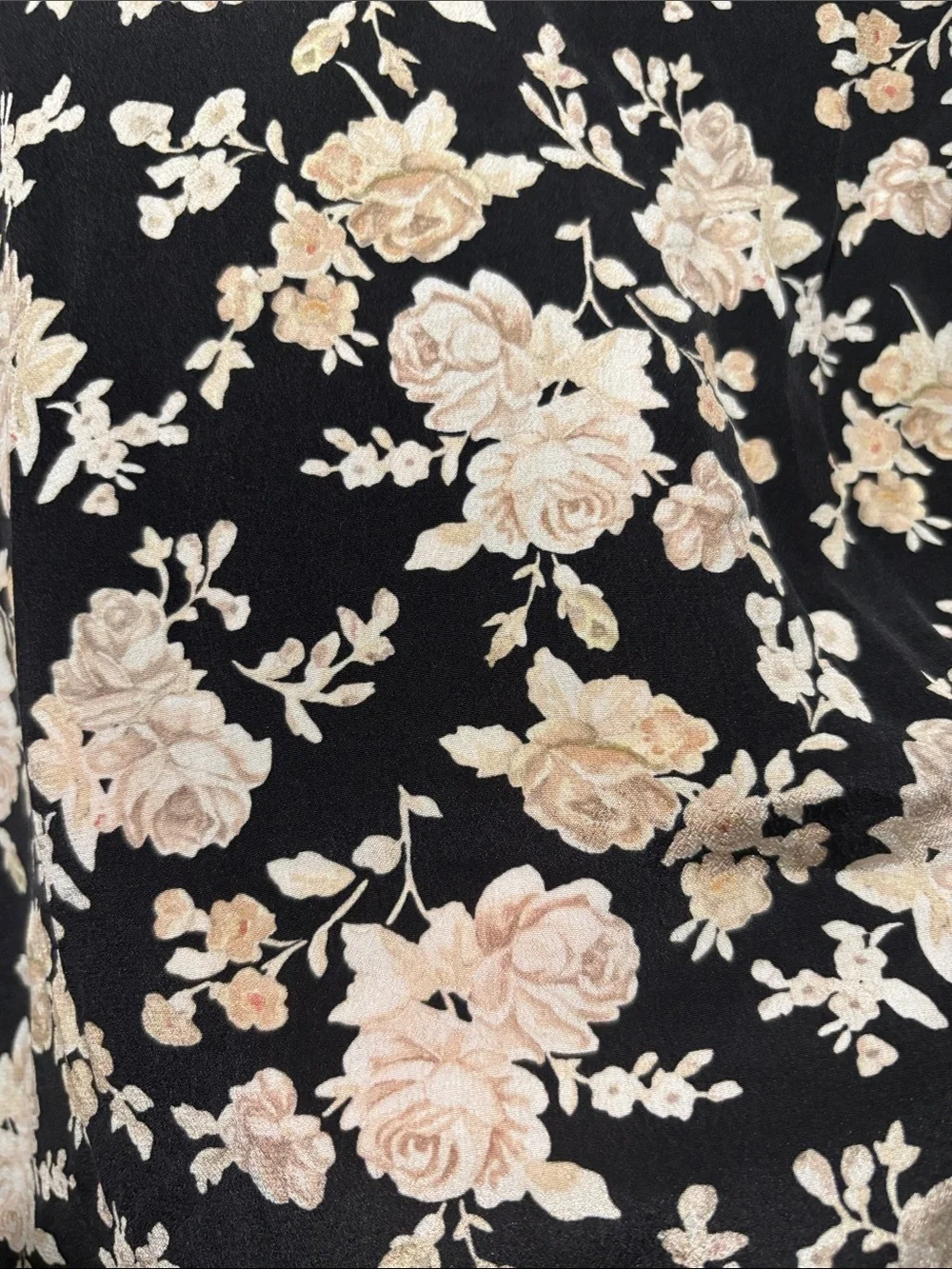 New NWT LOVESHACKFANCY Louis floral silk blouse size 10